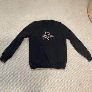 Saint + Sofia Rock Sweater Black M